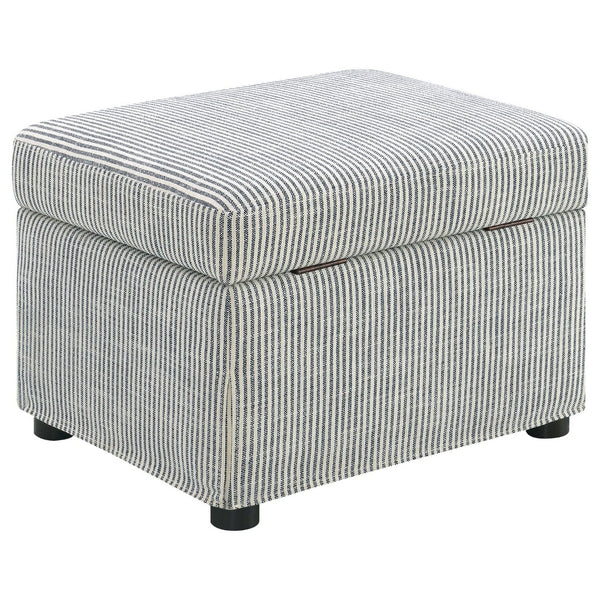 English Elm Merced Fabric Ottoman with Hydraulic Lift Top and Hidden Storage for Living Rooms B062P451982