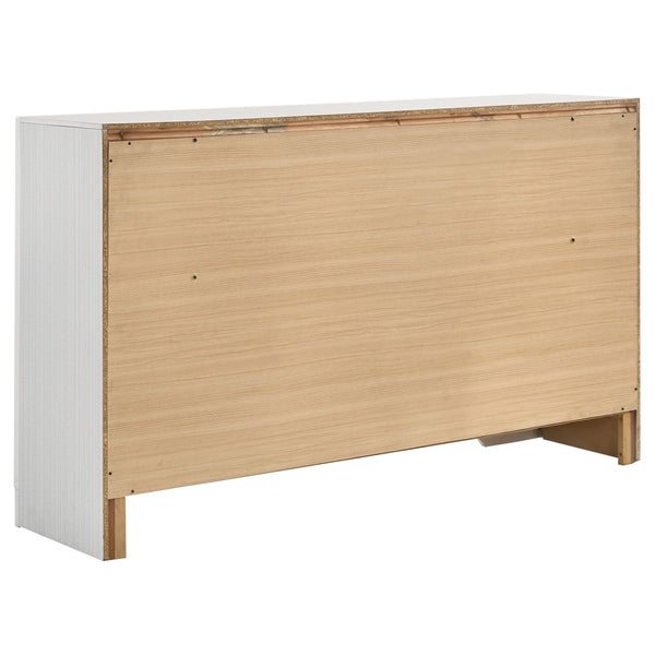 English Elm Annie 9-Drawer Dresser: Elegant Storage Solution With Crystal-Like Fronts For Modern Bedrooms B062P378342