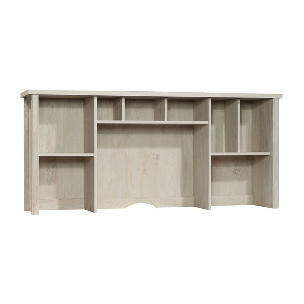 English Elm Hutch, Versatile Brown-Finish Storage Unit With Adjustable Shelves For Living Rooms And Offices B356P367732
