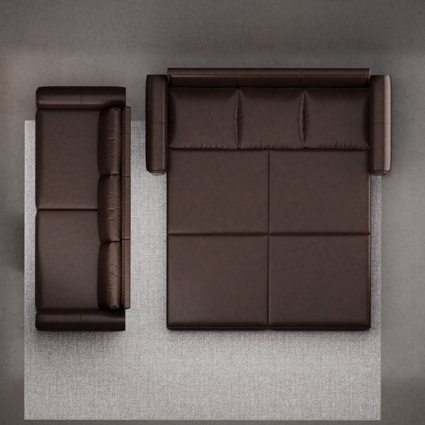 English Elm Chesterfield 3-In-1 Convertible Sleeper Sofa Bed With Nailhead Trim - Elegant Faux Leather Design W1885S00096