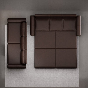 English Elm Chesterfield Velvet King Sleeper Sofa with Nailhead Trim and Rolled Arms for Living Room Dark Brown W1885S00360