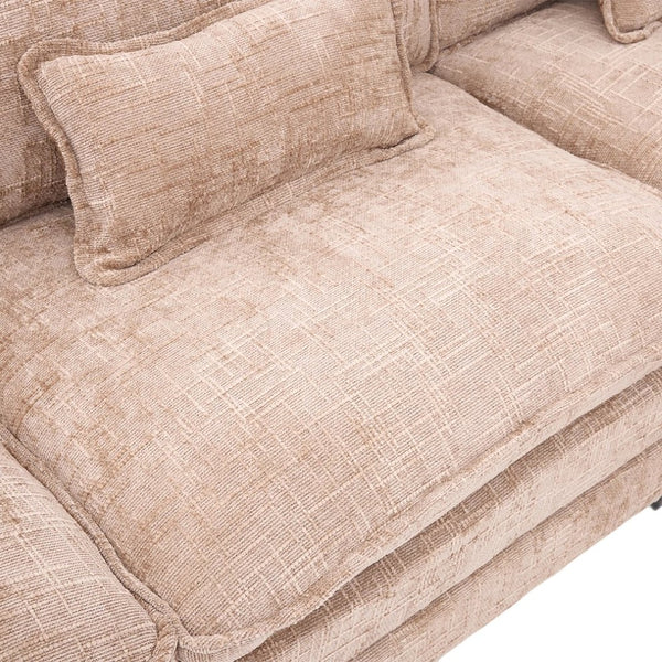 English Elm United We Win 112" Oversized Modular Chenille Sectional Sofa With Storage Ottoman & Usb Charging Ports W1568S00183-GIGA