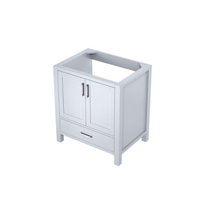 English Elm White Bath Vanity 30" W x 22" D — Solid Wood E0 Plywood, Soft-Close Drawer, Open Shelf, Fully Assembled B2731P258772