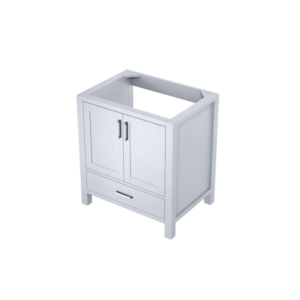 English Elm White Bath Vanity 30" W x 22" D — Solid Wood E0 Plywood, Soft-Close Drawer, Open Shelf, Fully Assembled B2731P258772
