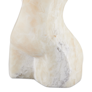 Giada Onyx Bust Sculpture - Handcrafted Modern Art Piece with Unique Natural Veining for Your Home