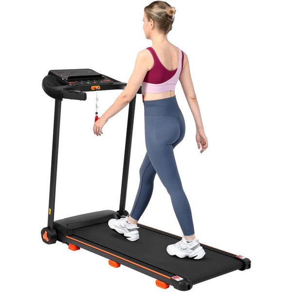 English Elm Treadmills Folding Home Fitness Machine 2.5hp Motor Shock Absorbing Belt Bluetooth Speaker N728P266573A