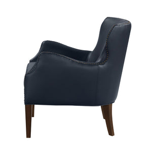 Comfort Pointe Dallas High Leg Slope Arm Chair Midnight Blue 8300-14