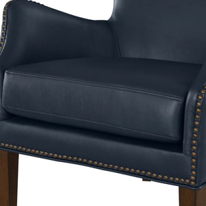 Comfort Pointe Dallas High Leg Slope Arm Chair Midnight Blue 8300-14