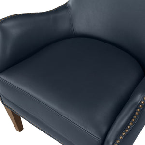 Comfort Pointe Dallas High Leg Slope Arm Chair Midnight Blue 8300-14