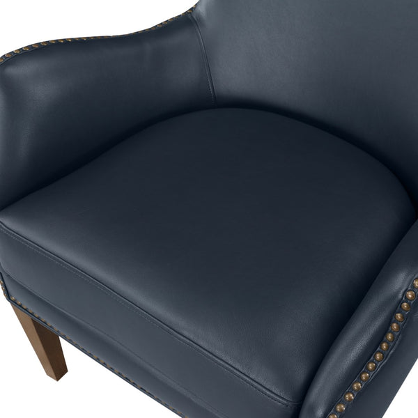 Comfort Pointe Dallas High Leg Slope Arm Chair Midnight Blue 8300-14