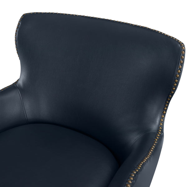 Comfort Pointe Dallas High Leg Slope Arm Chair Midnight Blue 8300-14