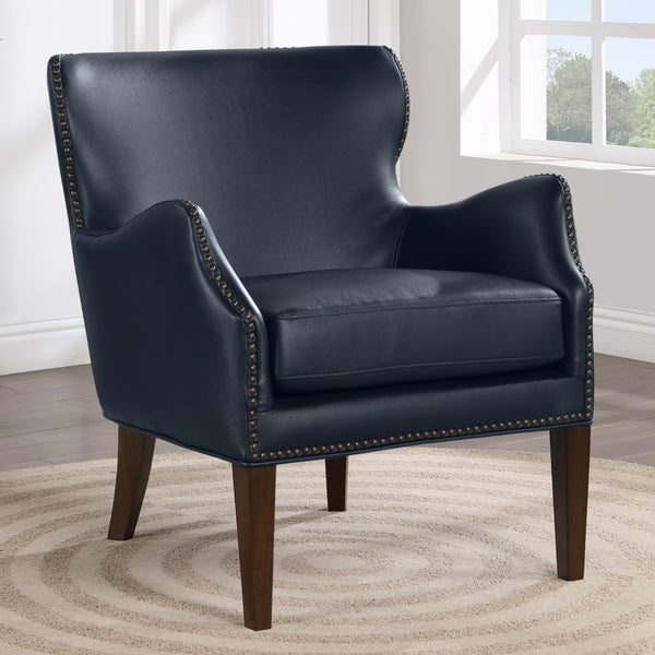 Comfort Pointe Dallas High Leg Slope Arm Chair Midnight Blue 8300-14
