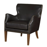 Comfort Pointe Dallas High Leg Slope Arm Chair Dark Brown 8300-42