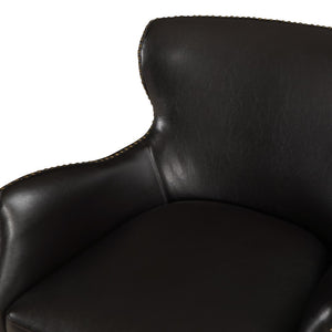 Comfort Pointe Dallas High Leg Slope Arm Chair Dark Brown 8300-42