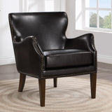 Comfort Pointe Dallas High Leg Slope Arm Chair Dark Brown 8300-42