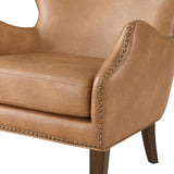 Comfort Pointe Dallas High Leg Slope Arm Chair Saddle 8300-56