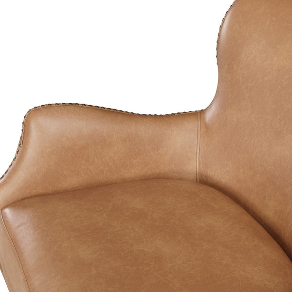 Comfort Pointe Dallas High Leg Slope Arm Chair Saddle 8300-56