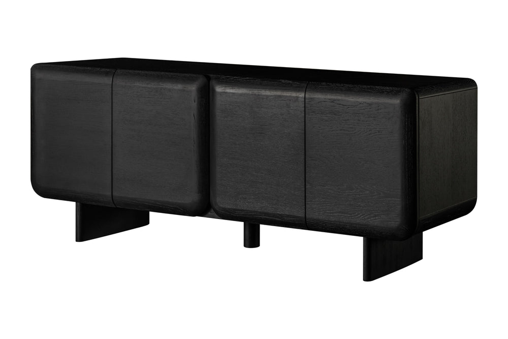 Vig Furniture Modrest Steven - Sleek Modern Black Buffet With Stylish Storage For Your Contemporary Space Black  Vgwd-pry-bf02-blk