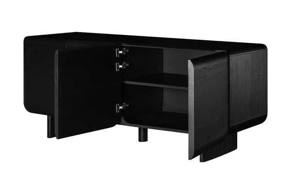 Vig Furniture Modrest Steven - Sleek Modern Black Buffet With Stylish Storage For Your Contemporary Space Black  Vgwd-pry-bf02-blk