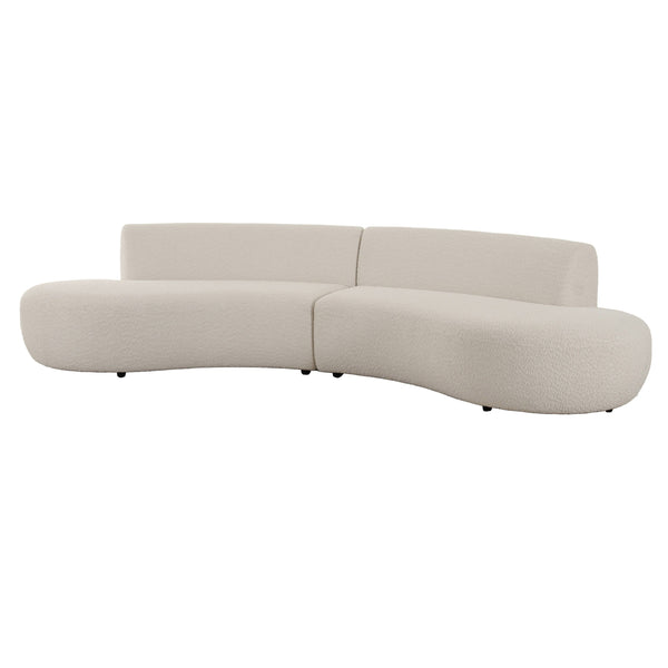 Vig Furniture Divani Casa Weldon - Elegant Off-white Curved Sectional Sofa For Modern Living Room Comfort & Style Off,White  Vgod-zw-24024-g468-1a