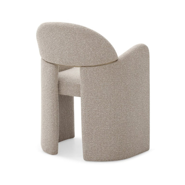 VIG Furniture Ashley Modern Beige Fabric Dining Chair With Brushed Brass Accents — Supportive, Durable Seating For Home VGVCB2402-BGE