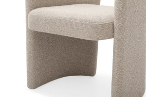 VIG Furniture Ashley Modern Beige Fabric Dining Chair With Brushed Brass Accents — Supportive, Durable Seating For Home VGVCB2402-BGE