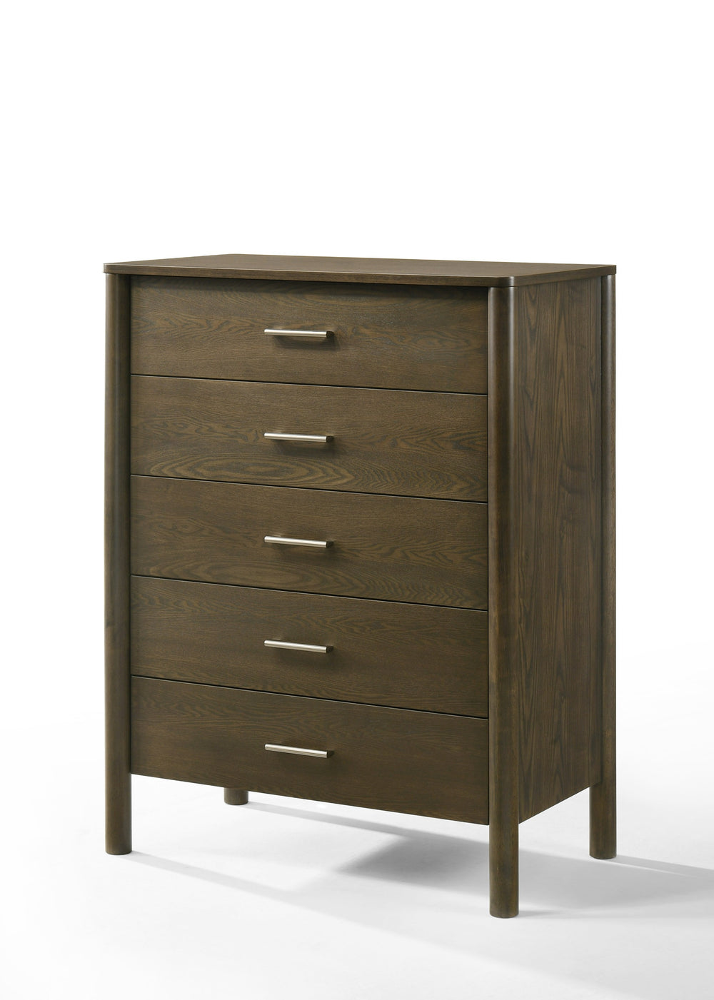 Vig Furniture Modrest Carolina - Elegant Wenge Chest With 5 Soft-closing Drawers For Modern Bedroom Storage Wenge  Vgma-br-167-chst-wng