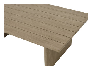 Vig Furniture Renava Outdoor Coffee Table - Stylish Brown Design For Elegant Patio Living, Made In China Brown  Vgvk-wt275-ct