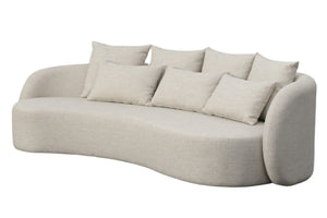 Vig Furniture Renava Outdoor Beige Fabric Sofa For 4 – Stylish, Comfortable Seating For Your Patio Or Garden Retreat Beige  Vgvk-f017-3l-bge