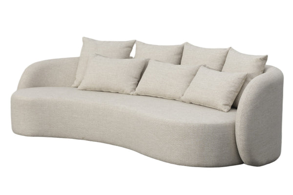 Vig Furniture Renava Outdoor Beige Fabric Sofa For 4 – Stylish, Comfortable Seating For Your Patio Or Garden Retreat Beige  Vgvk-f017-3l-bge