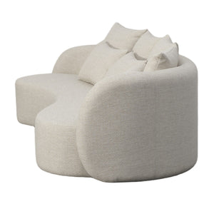 Vig Furniture Renava Outdoor Beige Fabric Sofa For 4 – Stylish, Comfortable Seating For Your Patio Or Garden Retreat Beige  Vgvk-f017-3l-bge