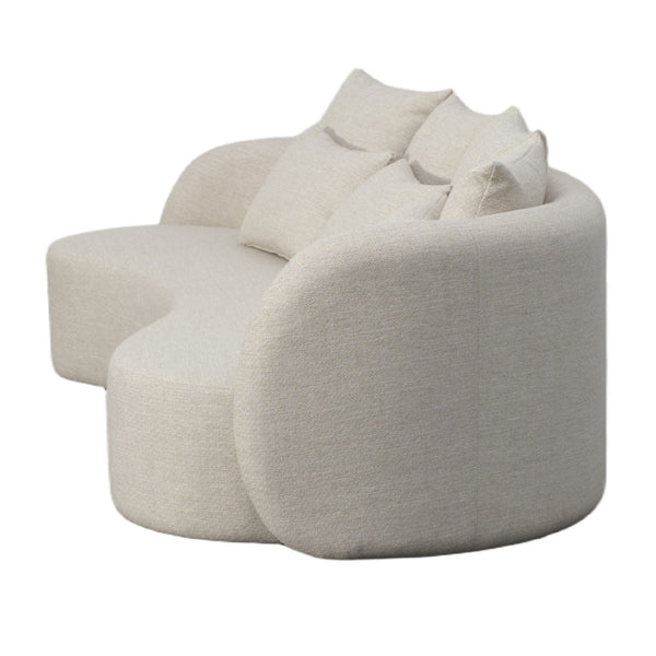 Vig Furniture Renava Outdoor Beige Fabric Sofa For 4 – Stylish, Comfortable Seating For Your Patio Or Garden Retreat Beige  Vgvk-f017-3l-bge