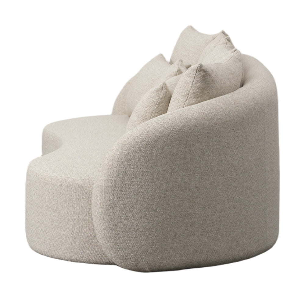 Vig Furniture Renava Outdoor Beige Fabric 3-seat Sofa - Stylish & Comfortable Seating For Your Garden Or Patio Beige  Vgvk-f017-2u-v1-bge