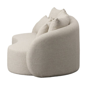 Vig Furniture Renava Outdoor Beige Fabric 3-seat Sofa - Stylish & Comfortable Seating For Your Garden Or Patio Beige  Vgvk-f017-2u-v1-bge