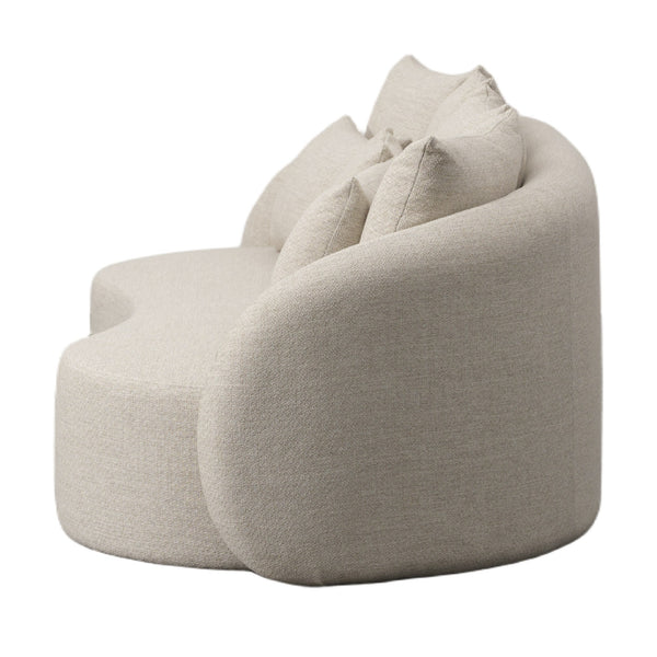 Vig Furniture Renava Outdoor Beige Fabric 3-seat Sofa - Stylish & Comfortable Seating For Your Garden Or Patio Beige  Vgvk-f017-2u-v1-bge