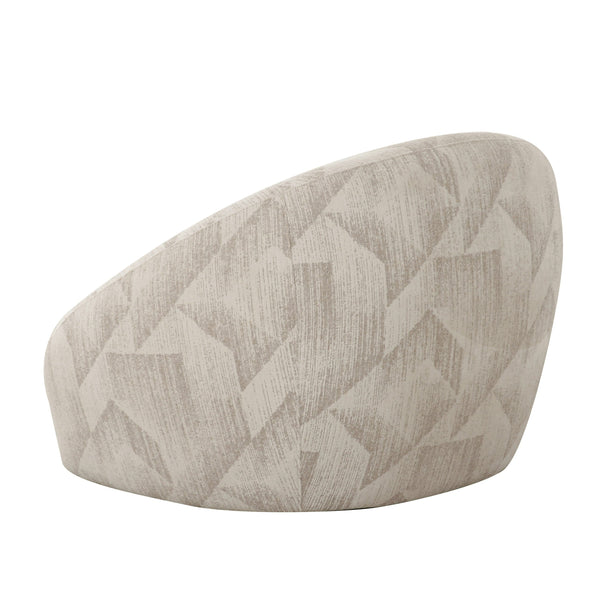 Vig Furniture Divani Casa Gentle - Stylish Beige Fabric Accent Chair For Modern Living Spaces, Made In China Beige  Vgod-zw-24037-chr-bge