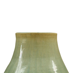 Lilys Green Vintage Style Vase Large Opening 8315