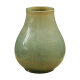 Green Vintage Style Vase Large Opening