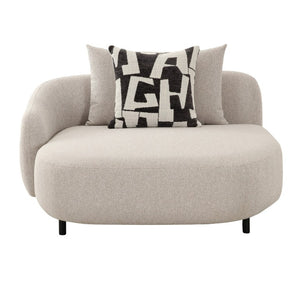 VIG Furniture Marge Modular Beige Sectional Sofa - Contemporary 6-Seat Comfort, Durable Fabric, 5 Pillows Included VGOD-ZW-24015-BGE