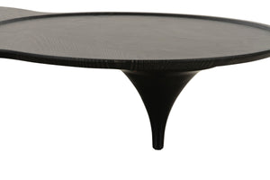 Vig Furniture Modrest Beulah - Stylish Black Ash Free Form Coffee Table For Modern Living Room Elegance Black  Vgod-lz-319c-blk