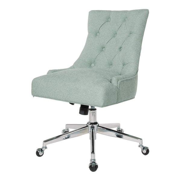OSP Home Furnishings Amelia Office Chair Mint