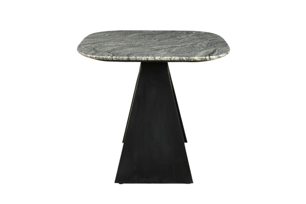 Vig Furniture Modrest Colbert - Elegant Black & White Marble Dining Table For Modern Homes, Crafted In India Black  Vgnr-ni90065