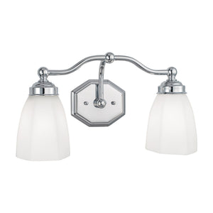 Trevi 17'' Wide 2-Light Vanity Light - Brushed Nickel 8319-CH-HXO Norwell