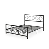 Christopher Knight Home® - Noble House - Francoise Modern Iron King Bed Frame