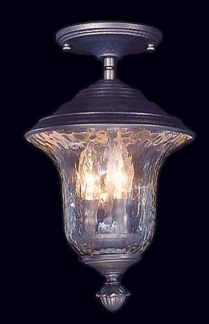 Framburg 3-light Hand-blown Glass Outdoor Ceiling Fixture - Durable, Stylish Design For Any Home Exterior Iron Metal 8321 Iron