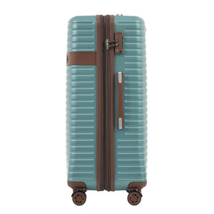 English Elm 4 Piece Abs Hard Shell Luggage Set with Spinner Wheels Tsa Lock and Packing Cubes Blue PP313145AAC