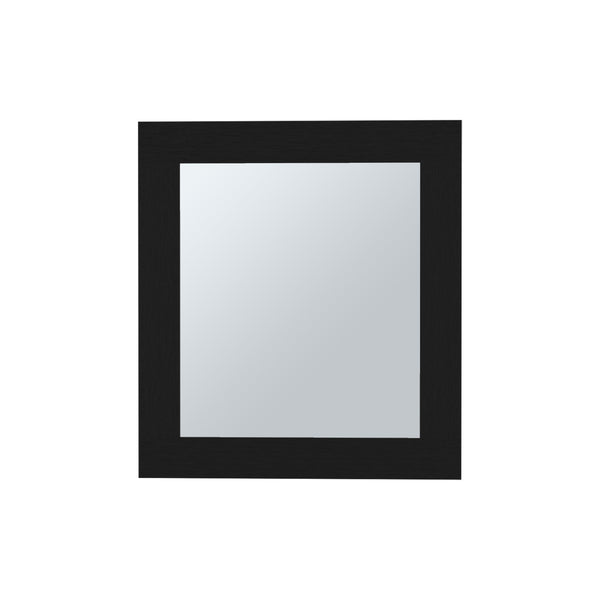 English Elm Luma Mirrored Medicine Cabinet 18.6" W x 5.7" D x 20.5" H Wall Organizer with Two Shelves, Sleek Durable Design Black 24.9 L x 20.1 W x 4 H B070P234355