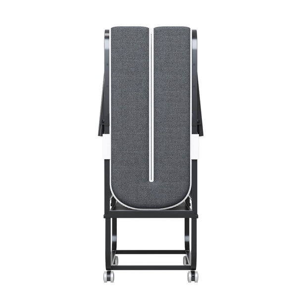 English Elm 75 Inch Rollaway Twin Bed with Memory Foam Mattress Heavy Duty Steel Frame Foldable W2735P425460