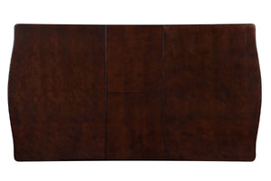 English Elm Espresso Rubberwood Dining Table 60" with Self-Storing 18" Butterfly Leaf Modern 30"H Elegance B011P342789