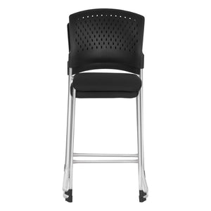 OSP Home Furnishings Tall Stackable Office Visitor Chairs Ergonomic Commercial Seating for Reception Areas 2/Ctn 88657C2-30